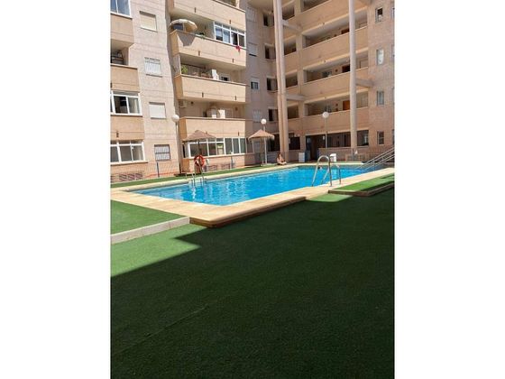 Foto 1 de Pis en lloguer a El Sabinar – Urbanizaciones – Las Marinas – Playa Serena de 1 habitació amb piscina i jardí
