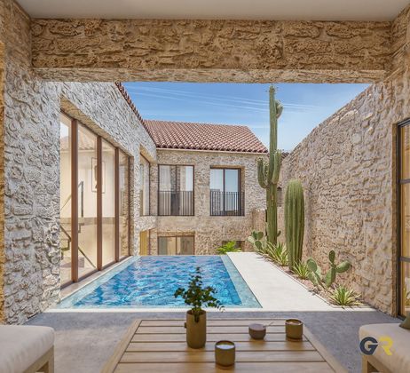 Foto 1 de Casa adossada en venda a Sineu de 3 habitacions amb terrassa i piscina