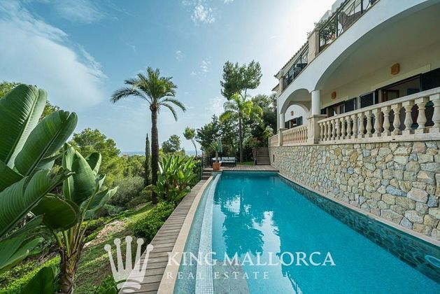 Foto 1 de Alquiler de chalet en Costa d'En Blanes de 4 habitaciones con terraza y piscina