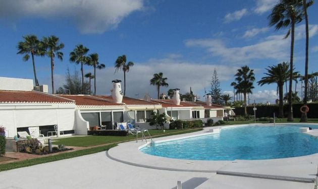 Foto 1 de Casa adossada en lloguer a Playa del Inglés de 2 habitacions amb terrassa i piscina