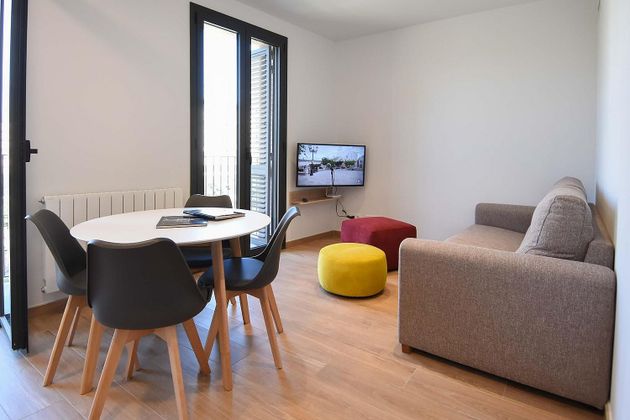 Foto 2 de Pis en lloguer a Centre - Girona de 1 habitació amb terrassa i mobles