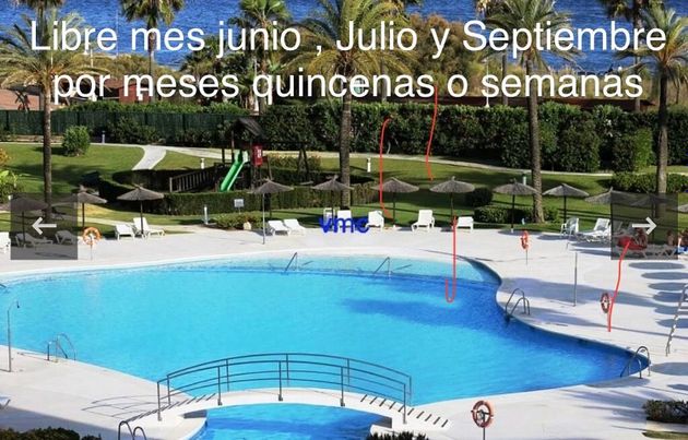 Foto 1 de Piso en alquiler en La Antilla - Islantilla de 1 habitación con terraza y piscina