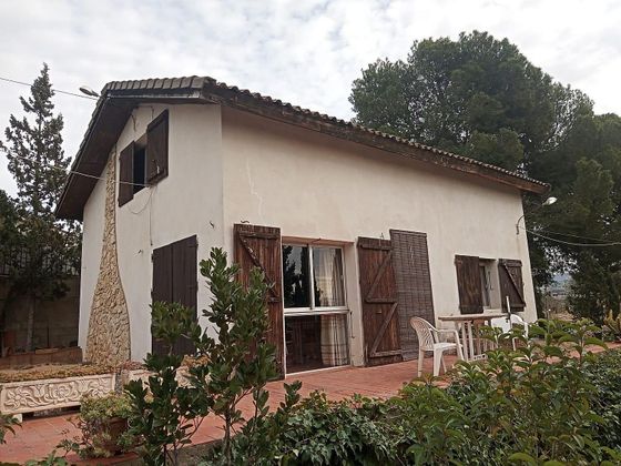 Foto 1 de Casa rural en venda a Sax de 3 habitacions amb terrassa i piscina
