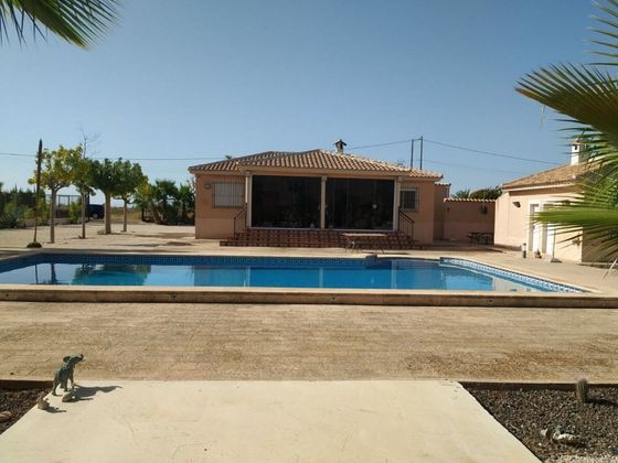 Foto 1 de Casa rural en venda a Abanilla de 6 habitacions amb terrassa i piscina