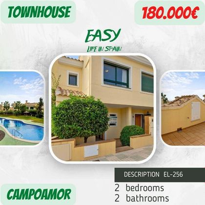 Foto 1 de Casa en venda a Campos de Golf - Villa Martin - Los Dolses de 2 habitacions amb terrassa i piscina