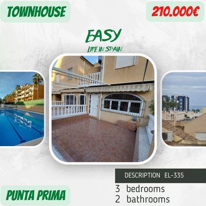 Foto 1 de Casa en venda a calle De Goleta Lapunta Prima de 3 habitacions amb terrassa i piscina