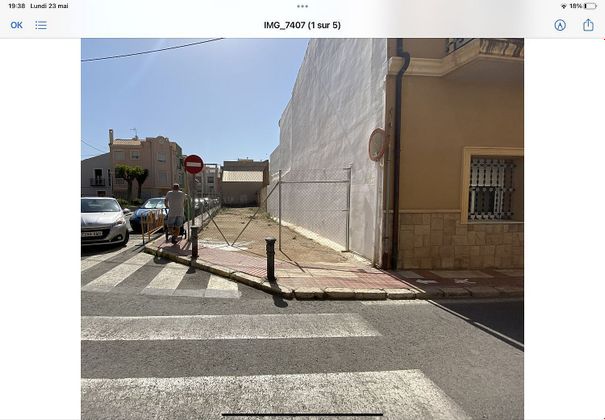 Foto 1 de Venta de terreno en calle Rafael Altamira de 140 m²