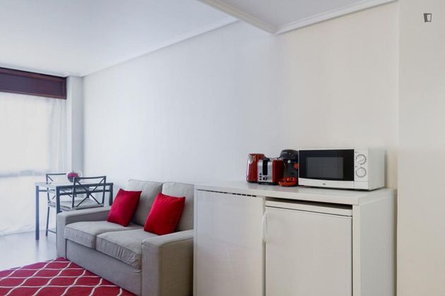 Foto 2 de Piso en alquiler en Cuatro Caminos de 1 habitación con muebles y aire acondicionado
