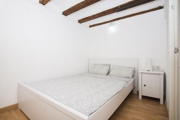 Foto 1 de Alquiler de estudio en Sant Pere, Santa Caterina i la Ribera con muebles y balcón