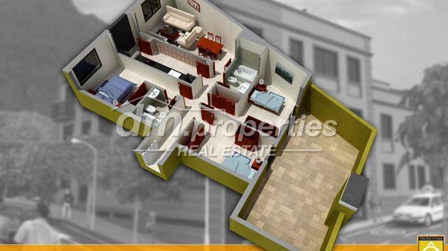 Foto 1 de Venta de piso en Adeje ciudad de 3 habitaciones con terraza y garaje