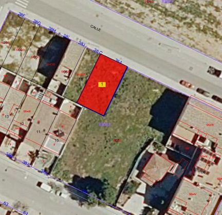 Foto 1 de Venta de terreno en calle Almussafes de 199 m²