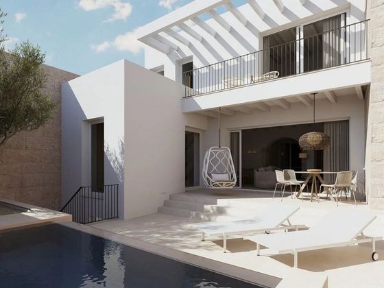 Foto 1 de Casa adosada en venta en Porreres de 3 habitaciones con terraza y piscina