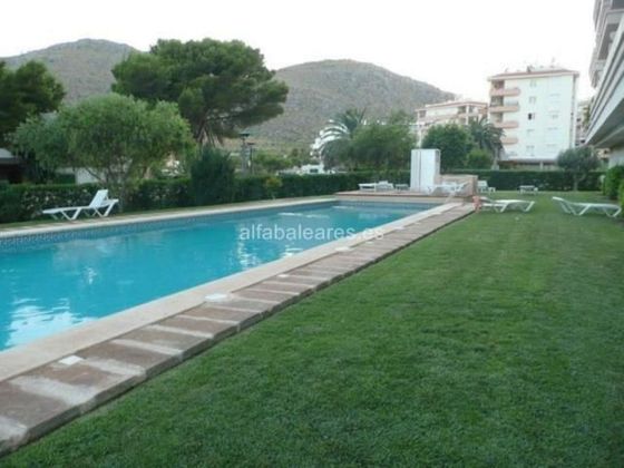 Foto 1 de Piso en venta en Port d'Alcúdia - Platja d'Alcúdia de 2 habitaciones con terraza y piscina