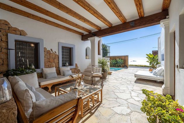 Foto 2 de Casa adossada en lloguer a Ses Figueretes - Platja d'en Bossa - Cas Serres de 4 habitacions amb terrassa i piscina