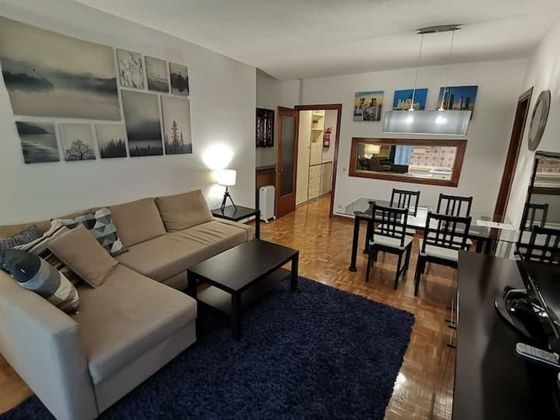 Foto 1 de Alquiler de piso en Bernabéu - Hispanoamérica de 1 habitación con terraza y muebles