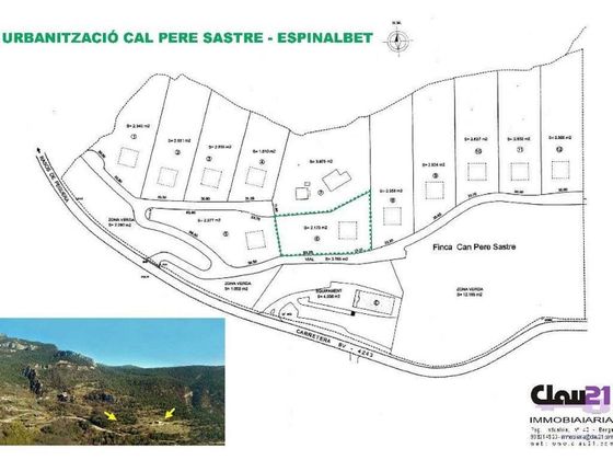 Foto 1 de Terreny en venda a Castellar del Riu de 2123 m²