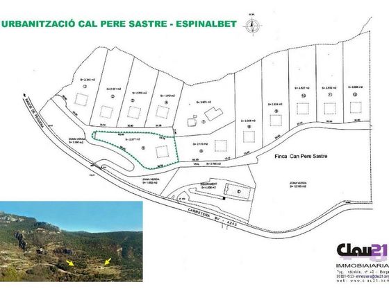 Foto 1 de Terreny en venda a Castellar del Riu de 2377 m²