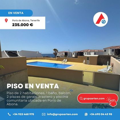 Foto 1 de Piso en venta en Arico de 2 habitaciones con terraza y piscina