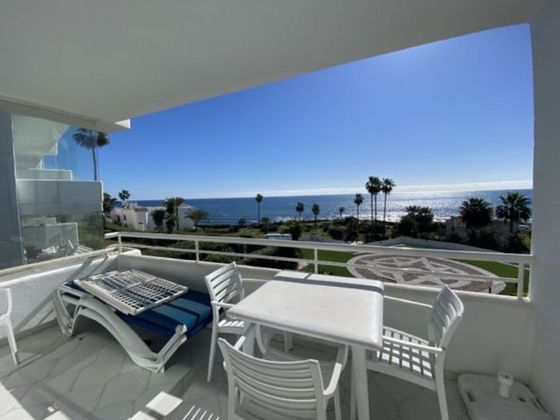 Foto 1 de Pis en lloguer a Riviera del Sol de 1 habitació amb terrassa i piscina