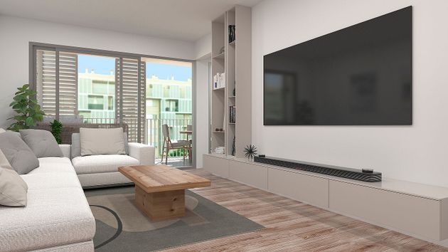 Foto 2 de Venta de piso nuevo en calle Pere Alagret de 3 habitaciones con piscina y aire acondicionado