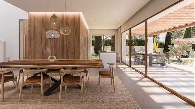 Foto 2 de Casa nueva en venta en calle Serra de Bernia de 4 habitaciones con piscina y jardín