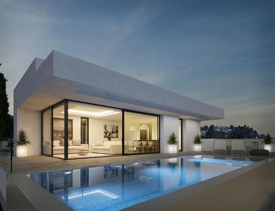 Foto 1 de Casa nueva en venta en urbanización Urbanización Gran Sol de 3 habitaciones con piscina y jardín