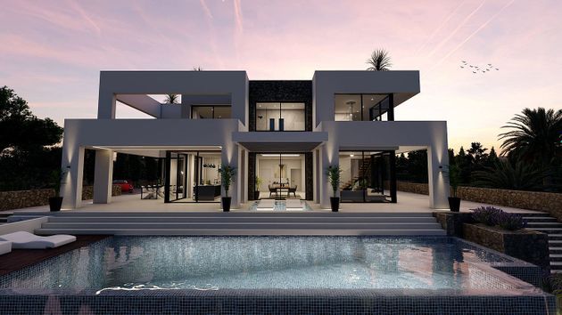 Foto 2 de Casa nova en venda a Benissa de 4 habitacions amb piscina i jardí