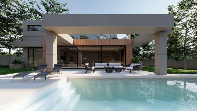 Foto 1 de Casa nova en venda a calle Horche de 5 habitacions amb piscina i jardí