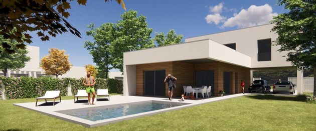 Foto 1 de Casa nova en venda a calle Puentedeva de 4 habitacions amb piscina i jardí