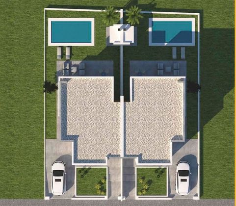 Foto 2 de Casa nova en venda a calle Costur de 4 habitacions amb piscina i jardí
