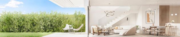 Foto 1 de Casa nova en venda a calle Lope de Rueda de 4 habitacions amb piscina i jardí