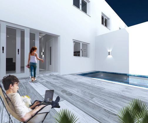 Foto 2 de Casa nueva en venta en calle Cortes Valencianas de 3 habitaciones con jardín