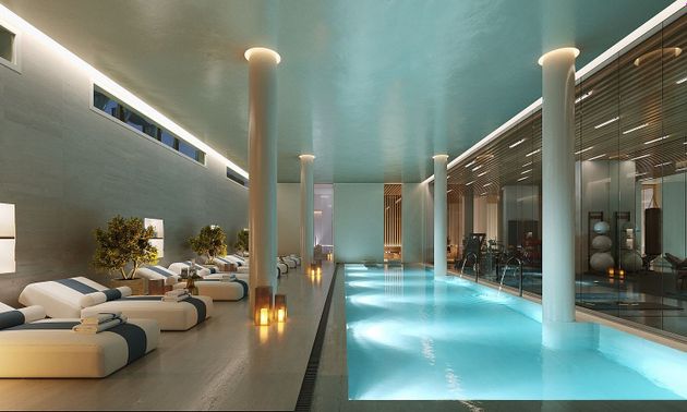 Foto 1 de Venta de piso nuevo en calle Altamirano de 4 habitaciones con piscina y ascensor