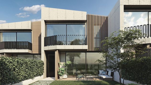 Foto 1 de Casa nueva en venta en calle Rúa Riveiro de 4 habitaciones con piscina y jardín