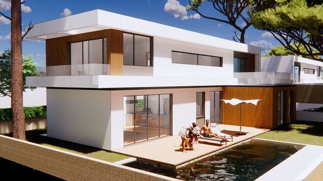 Foto 1 de Casa nueva en venta en calle Rosa de Lima de 3 habitaciones con piscina y jardín