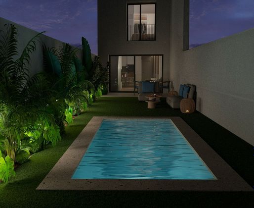Foto 2 de Casa nueva en venta en calle Sant Miquel de 4 habitaciones con piscina y jardín