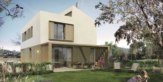Foto 1 de Venta de casa nueva en calle Dels Segadors de 4 habitaciones con jardín y aire acondicionado