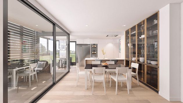 Foto 2 de Venta de piso nuevo en calle Benet Cortada de 4 habitaciones con piscina y aire acondicionado