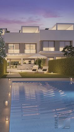 Foto 2 de Casa nova en venda a urbanización Jardin Botanico de 4 habitacions amb piscina i jardí