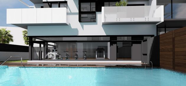 Foto 2 de Venta de piso nuevo en calle Don Juan de Borbón de 2 habitaciones con piscina y jardín