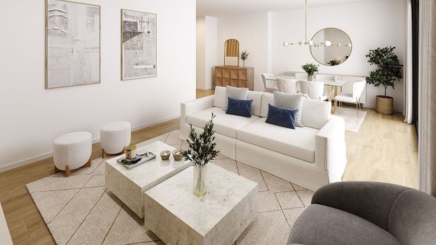 Foto 2 de Casa nova en venda a calle Juan Gelman de 3 habitacions amb jardí i aire acondicionat