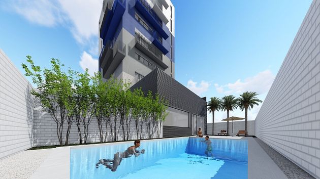 Foto 1 de Venta de piso nuevo en calle Camí de Montcada de 3 habitaciones con piscina y ascensor