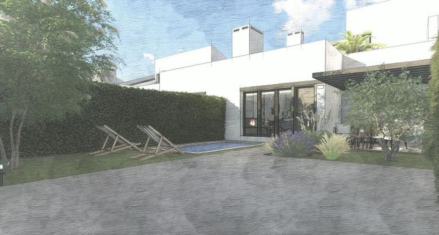 Foto 1 de Casa nova en venda a calle Del Maestro de 3 habitacions amb piscina i jardí