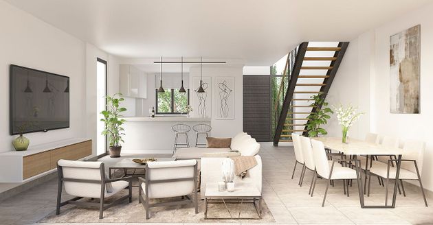 Foto 2 de Casa nova en venda a calle Denébola de 3 habitacions amb jardí
