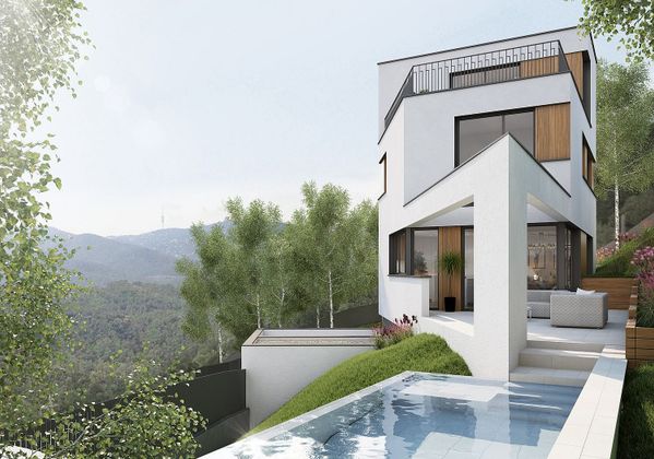 Foto 2 de Casa nova en venda a La Floresta - Les Planes de 4 habitacions amb jardí