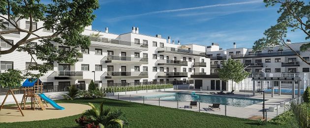 Foto 2 de Pis nou en venda a calle Huerta del Conde de 3 habitacions amb piscina i jardí