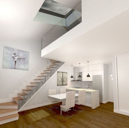 Foto 2 de Venta de piso nuevo en calle Arganda de 2 habitaciones con piscina y jardín