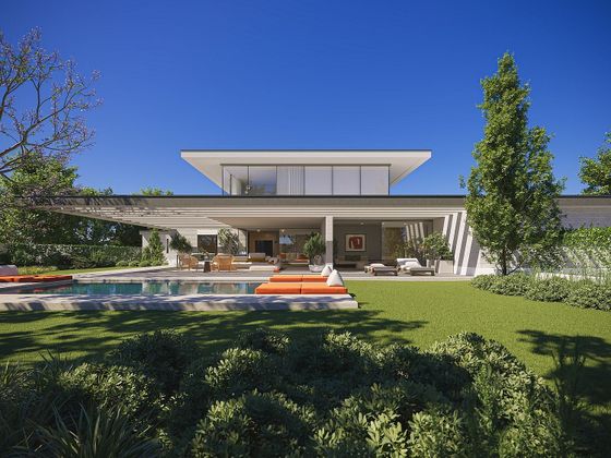 Foto 1 de Casa nova en venda a calle Pleyades de 5 habitacions amb piscina i jardí