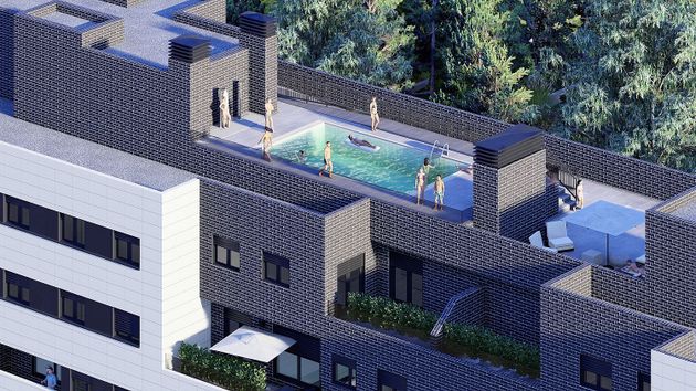 Foto 2 de Venta de piso nuevo en calle Francisco Saez Torres de 3 habitaciones con piscina y ascensor