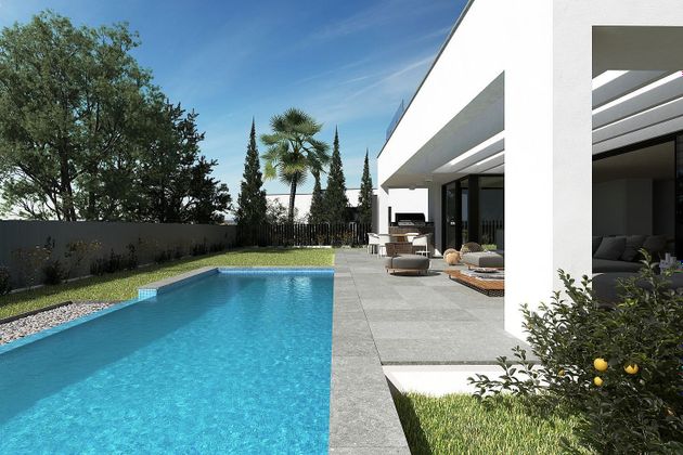 Foto 2 de Casa nova en venda a Valldoreix de 5 habitacions amb piscina i jardí